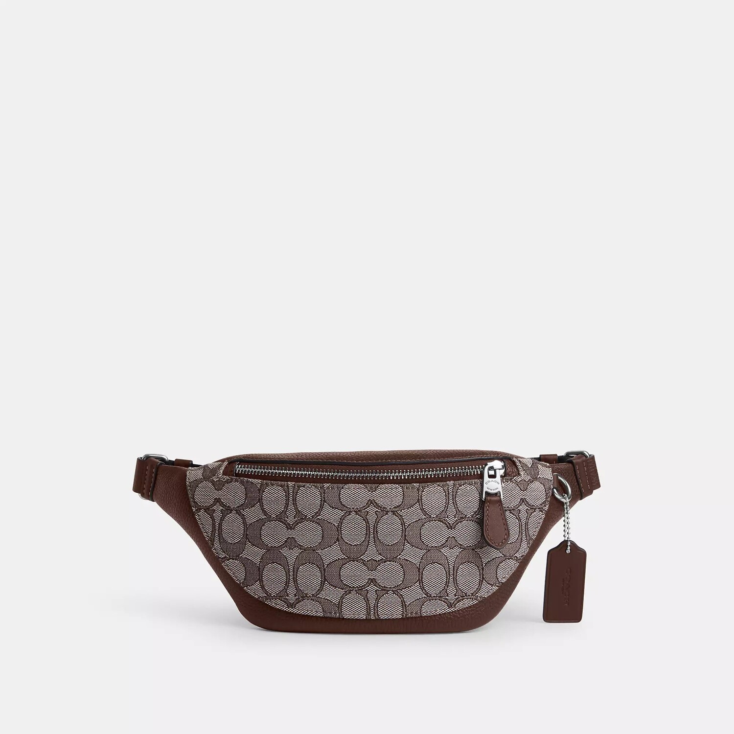 

Миниатюрная поясная сумка Coach Outlet Warren из фирменного жаккарда, цвет Oak/Maple, Бежевый, Миниатюрная поясная сумка Coach Outlet Warren из фирменного жаккарда, цвет Oak/Maple