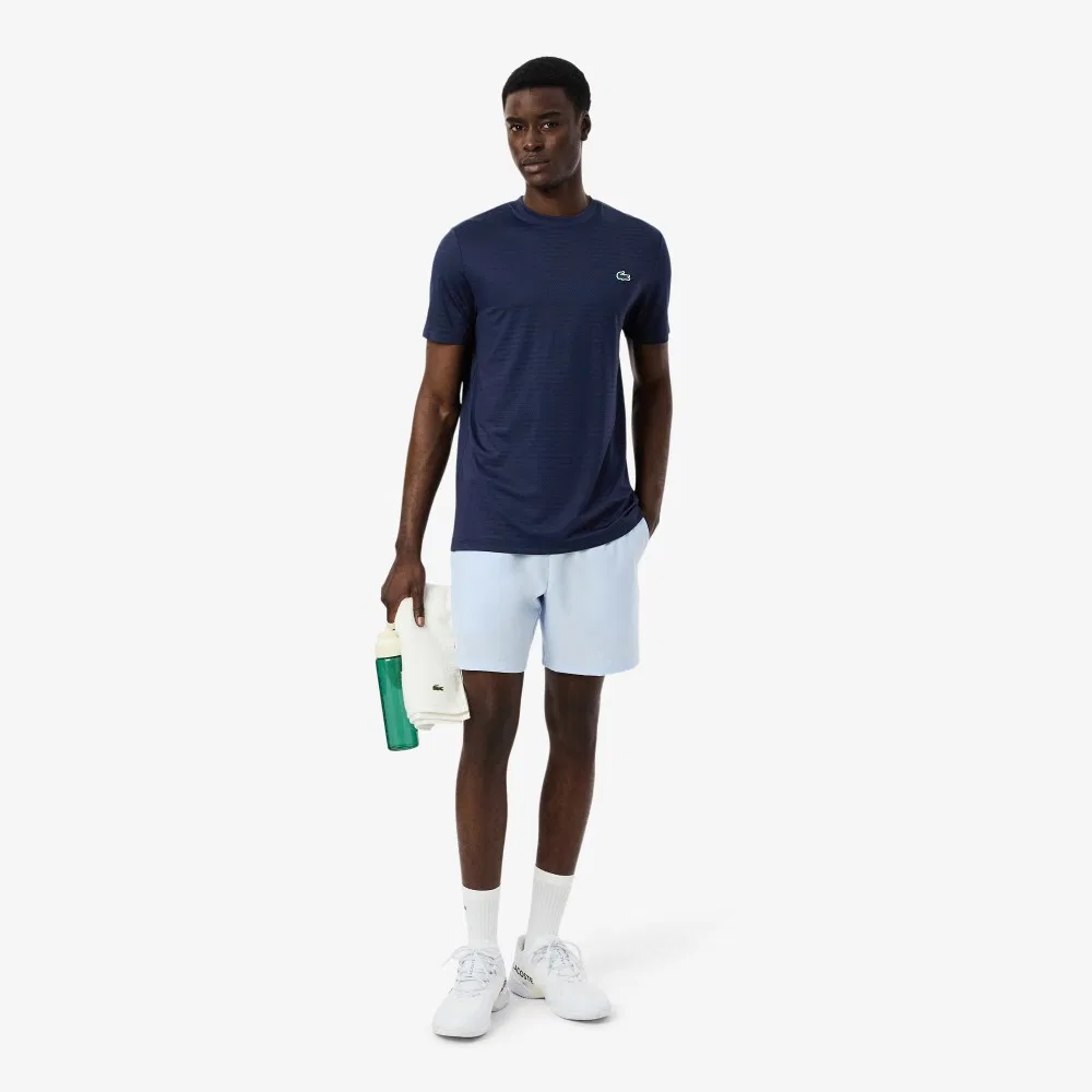 Мужская футболка Tennis Player тёмно-синяя от Lacoste — фото 4