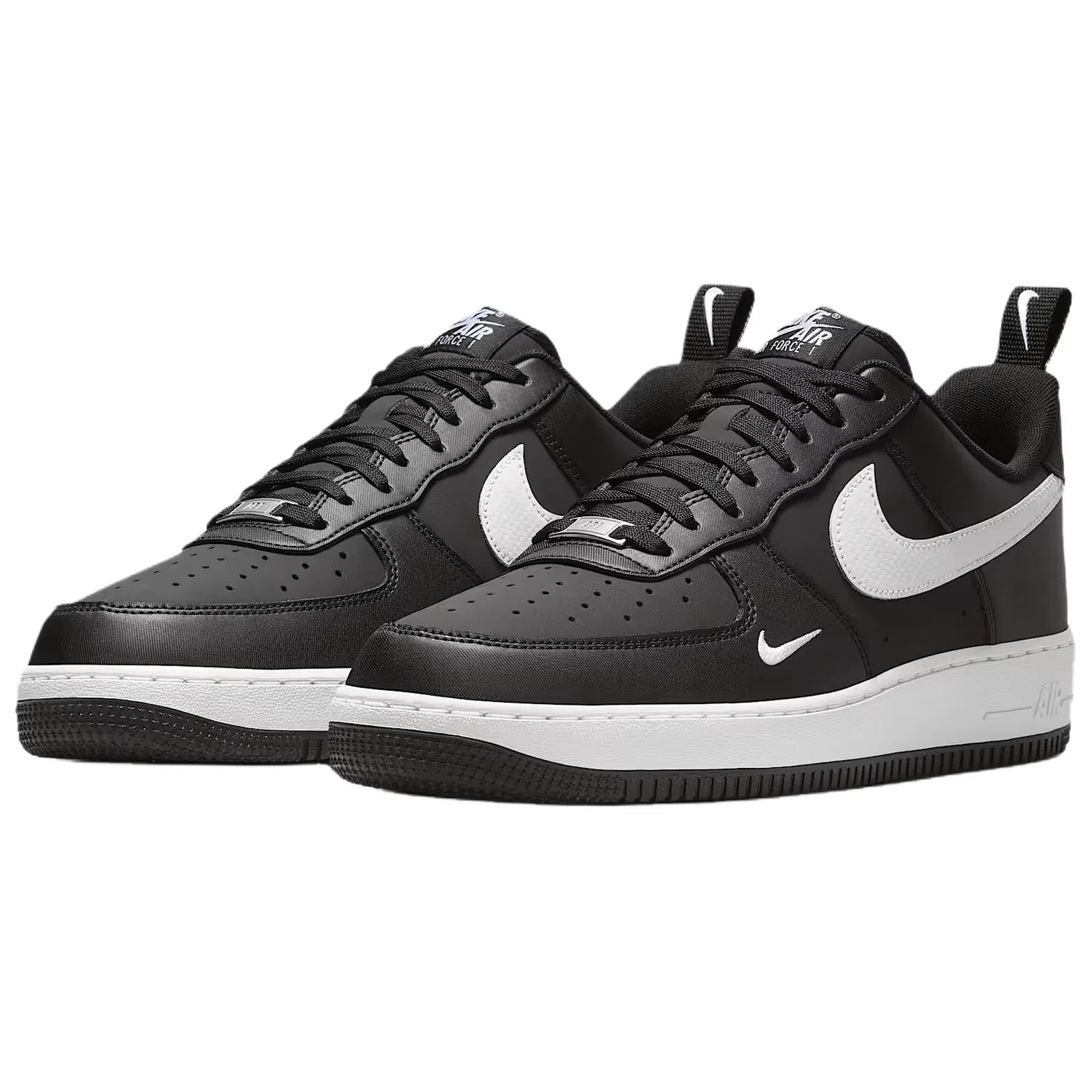 Кроссовки скейтбордические Nike Air Force 1 Black/White — фото 4