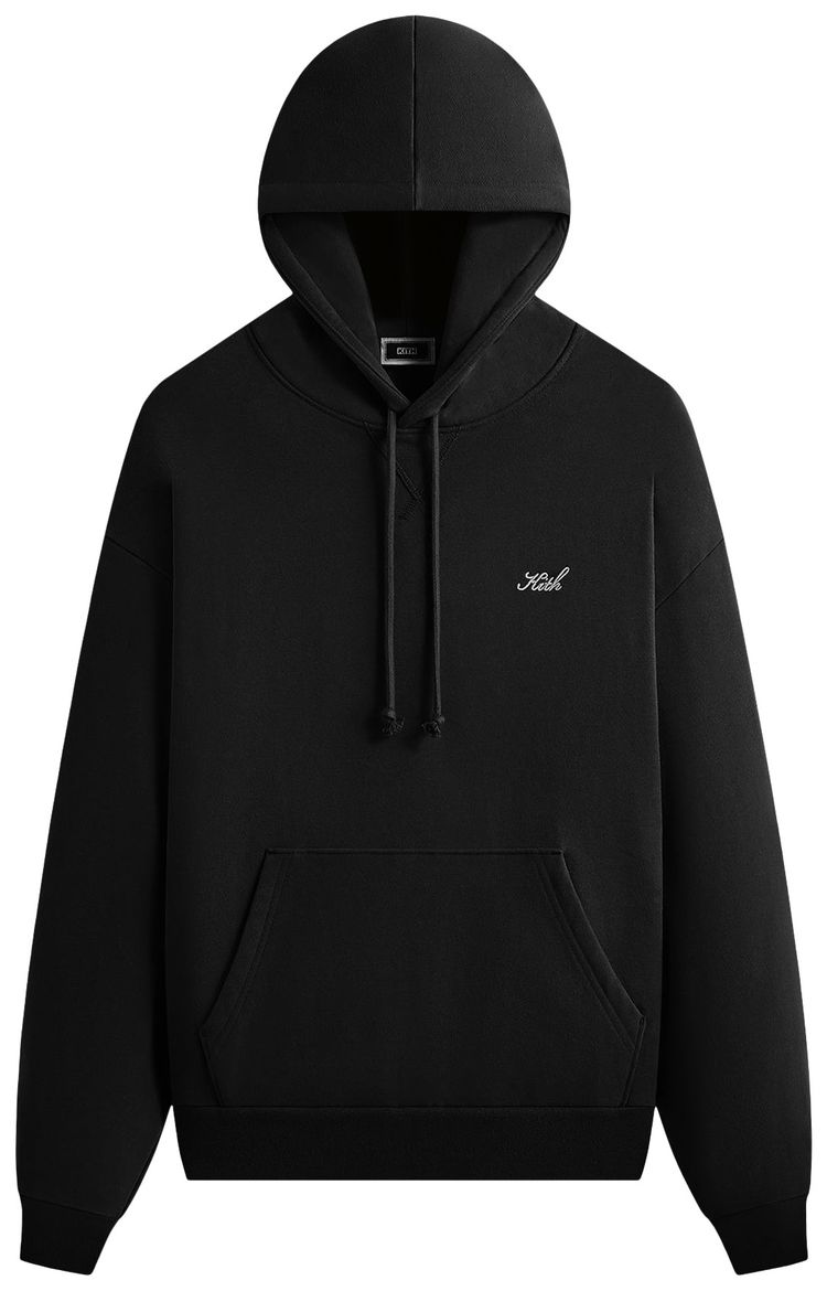 

Худи Kith Sueded French Terry Nelson, черный, черный