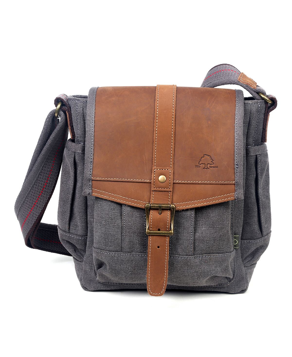 

Холщовая сумка через плечо Turtle Ridge TSD BRAND, серый