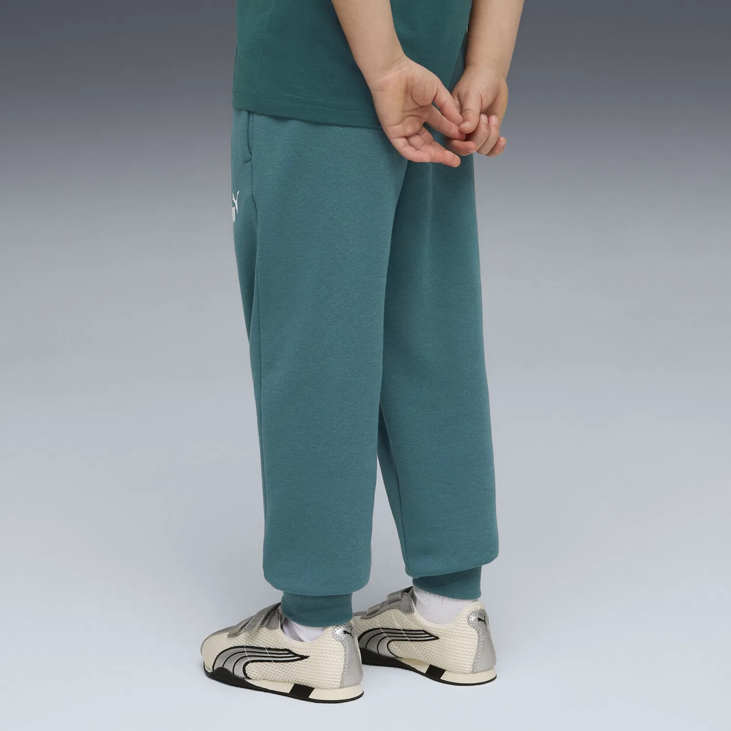 Зауженные брюки 'Ess No. 1' Puma, Emerald — фото 4