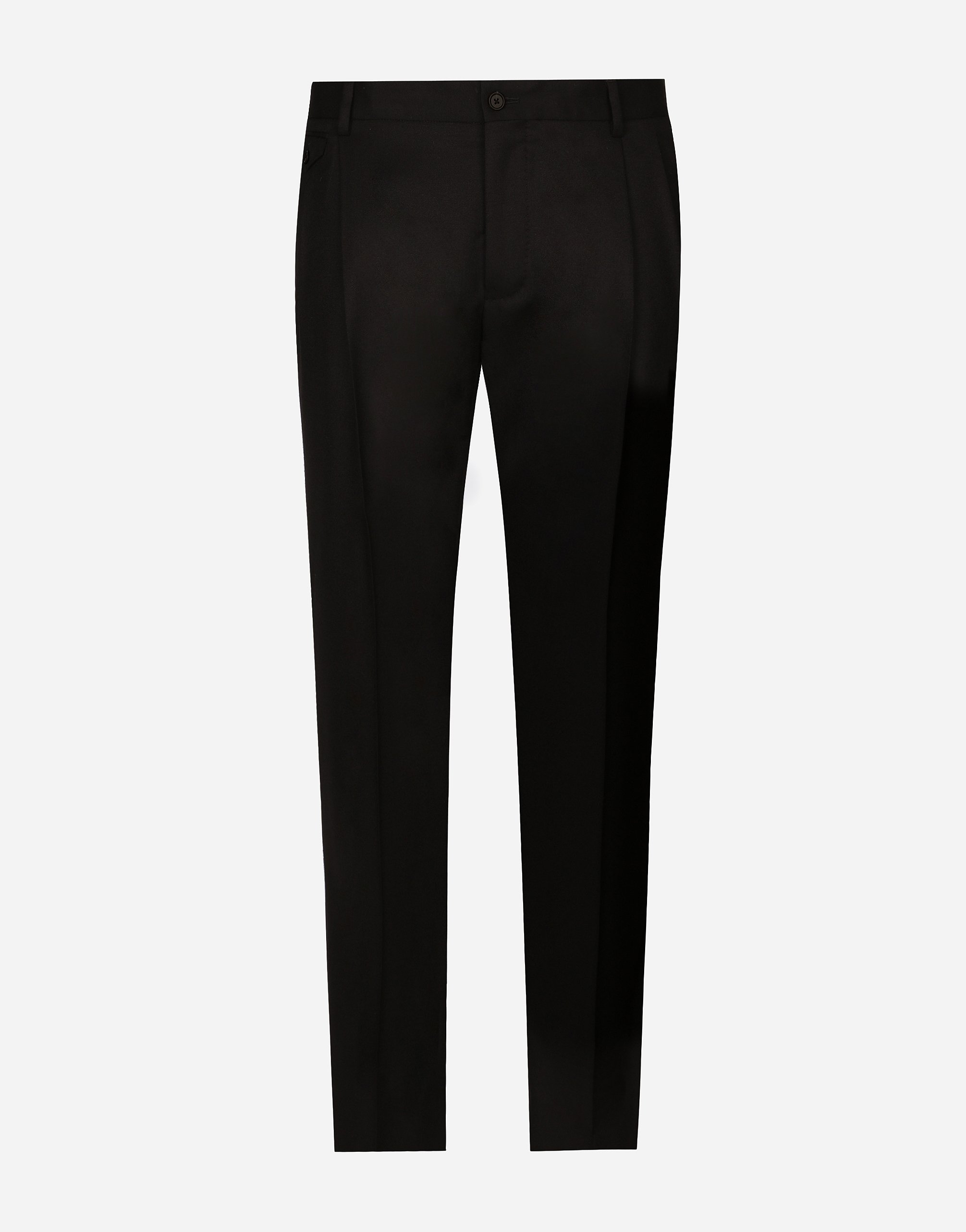 

Классические брюки из фланели Dolce & Gabbana, черный