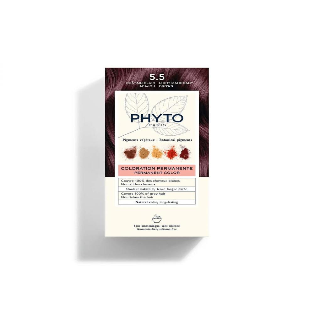 

Краска для волос Phyto Color 5.5 Castano Claro Caoba