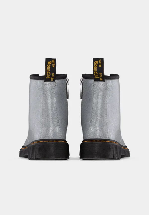 1460 8-луночные ботинки унисекс на шнуровке до щиколотки Dr. Martens, Silver-Coloured — фото 4