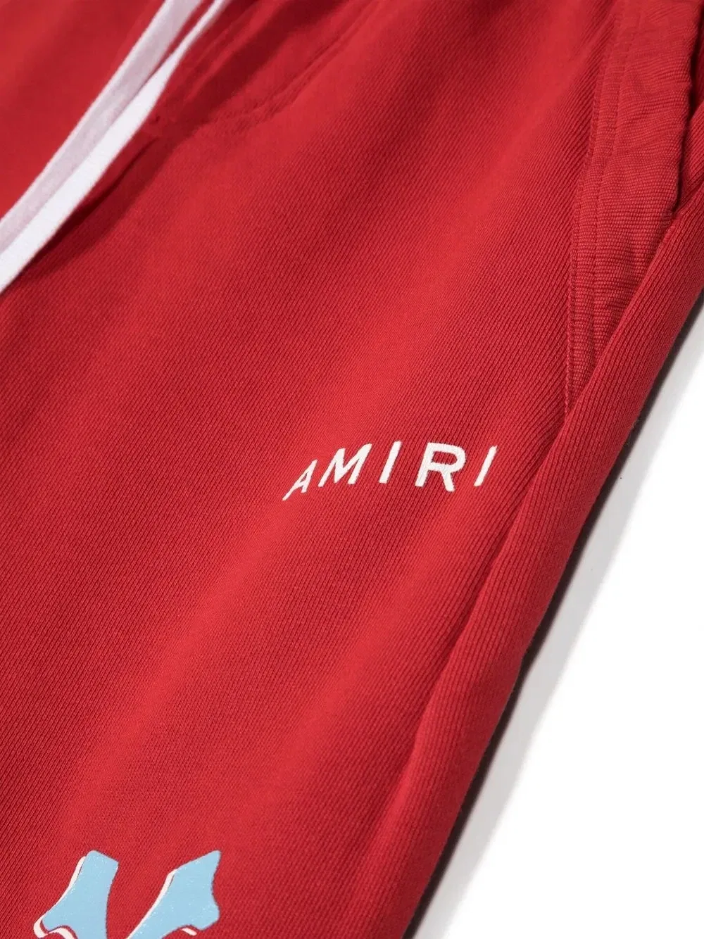 Спортивные брюки с логотипом Amiri Kids, красный — фото 3