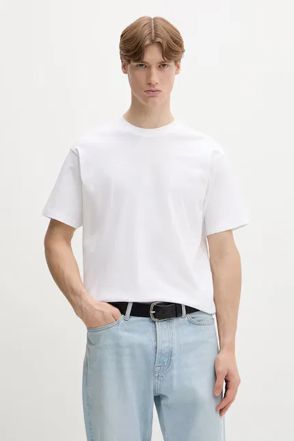 Футболка из мягкого хлопка Levi's, бежевая