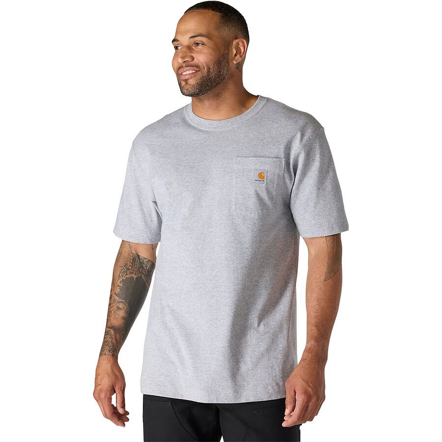 

Футболка Carhartt Workwear Loose Fit Pocket Short-Sleeve Carhartt, Heather Gray