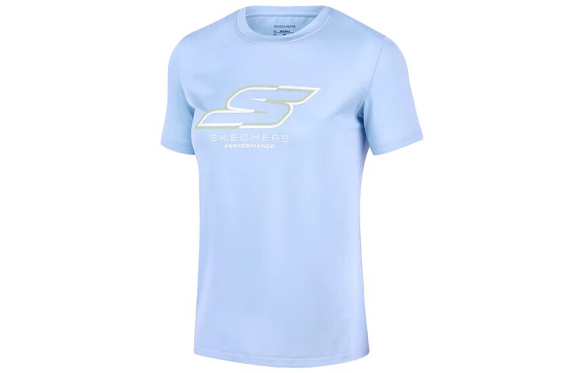 

Футболка Basic Sports Series женская Спокойный голубой Skechers