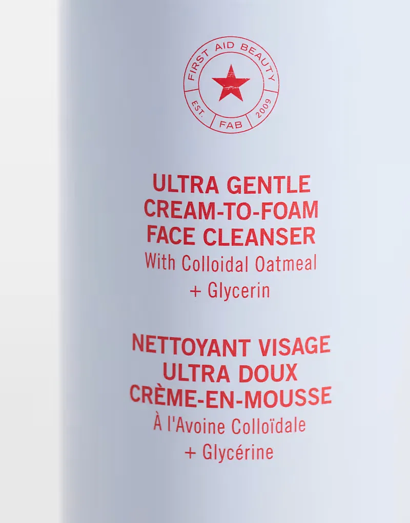 Крем для лица First Aid Beauty — Ультрамягкое очищающее средство для лица в форме крема-пенки, 294.74 г — фото 4