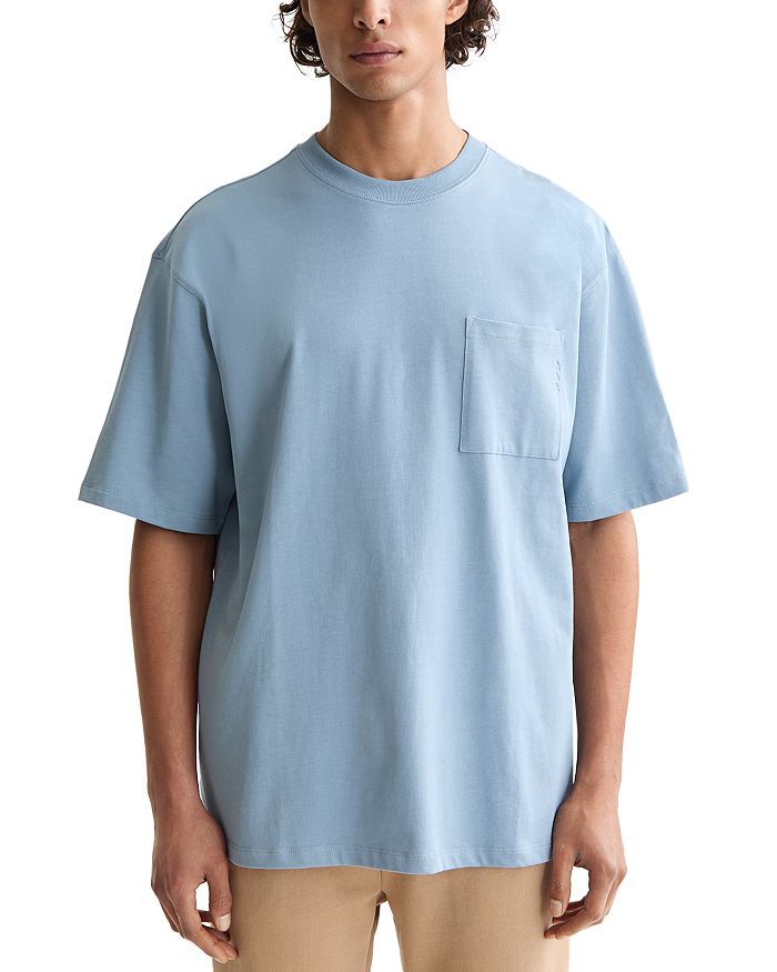 

Футболка с карманом Oversized Fit Core Scotch & Soda, синий