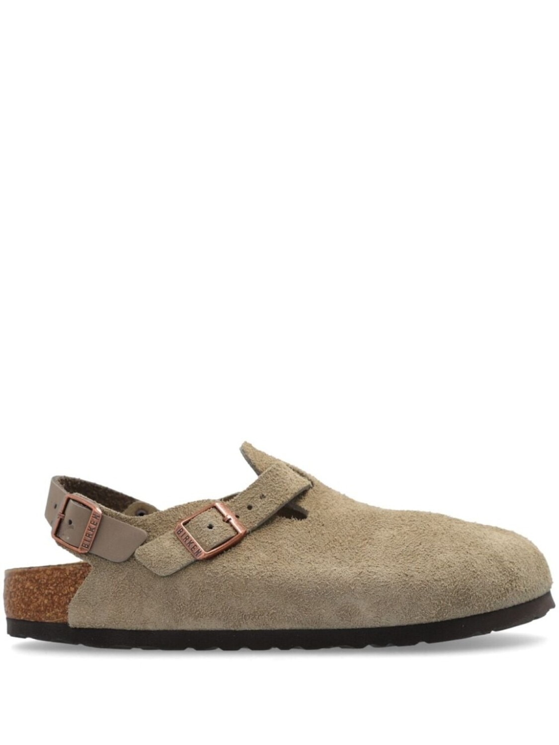 Birkenstock замшевые сабо Tokio II, нейтральный цвет