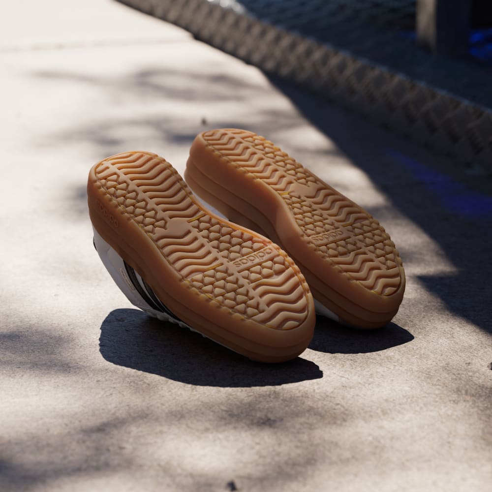 Кроссовки на платформе Adidas VL Court Bold Lifestyle Shoes Juniors, цвет Cloud White/Core Black/Wonder Beige — фото 3