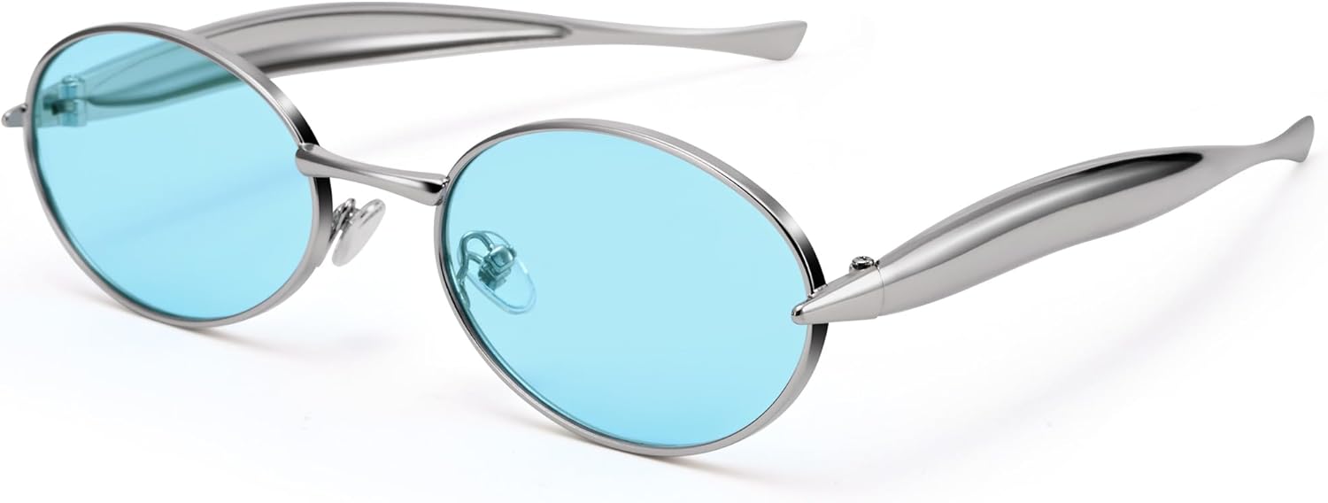 

Ретро овальные регулируемые солнцезащитные очки для женщин, модные дизайнерские солнцезащитные очки в стиле 90-х, золотистая оправа, солнцезащитные очки 2000-х Revemo, Re2127-t10105