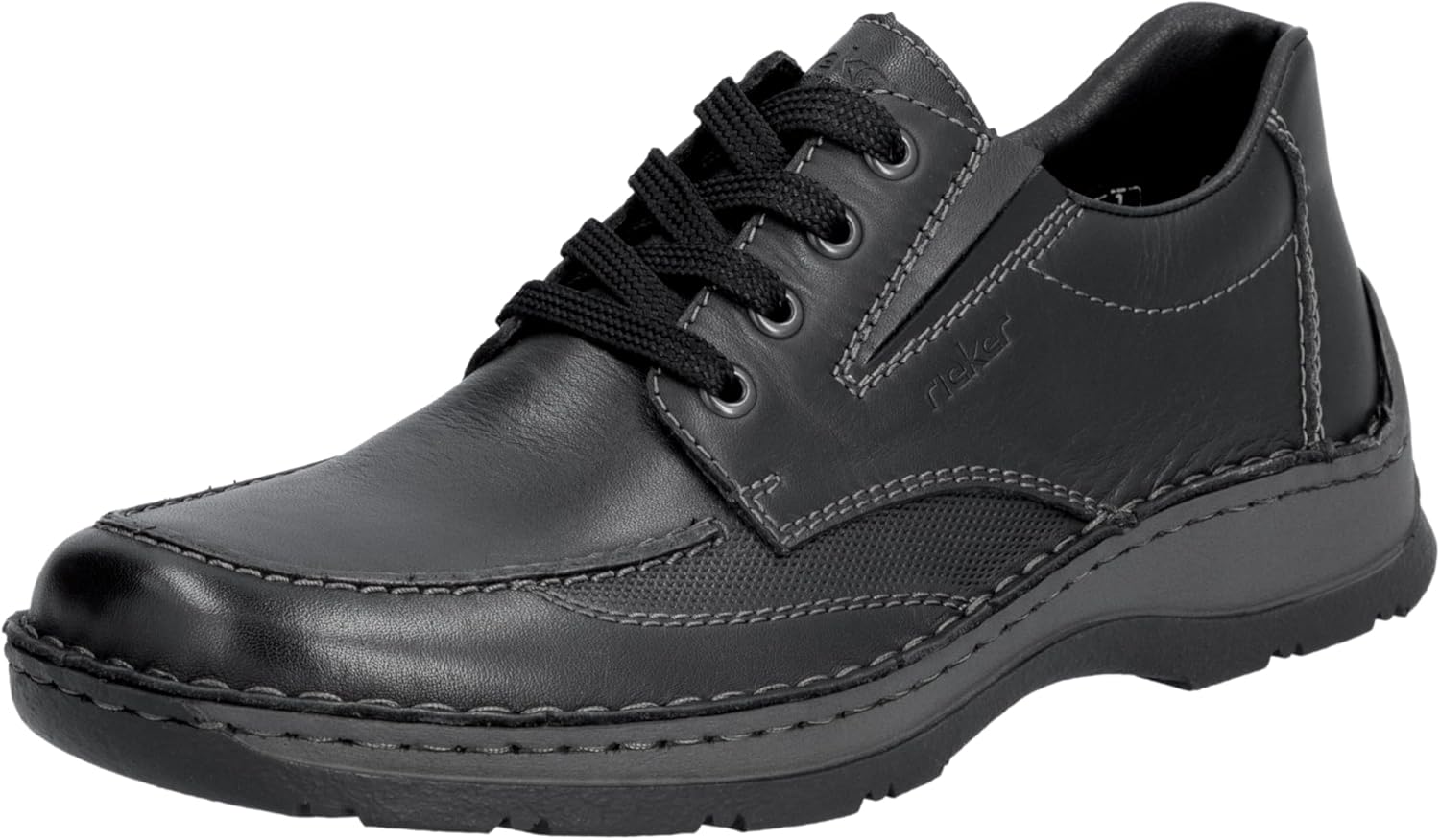 

Мужские ботинки Rieker на шнуровке, черный