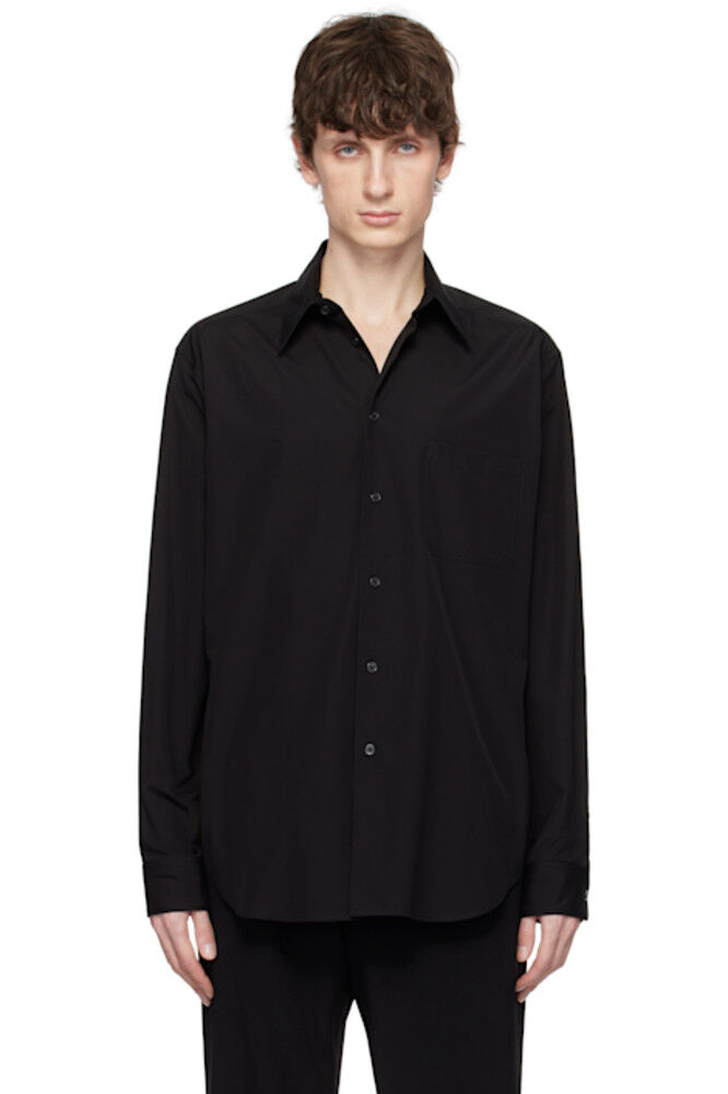 

Черный костюм Широкая рубашка CDH Basic YOHJI YAMAMOTO
