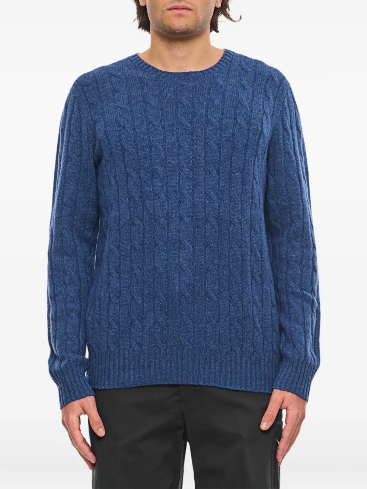 

Свитер с круглым вырезом Polo Ralph Lauren, синий