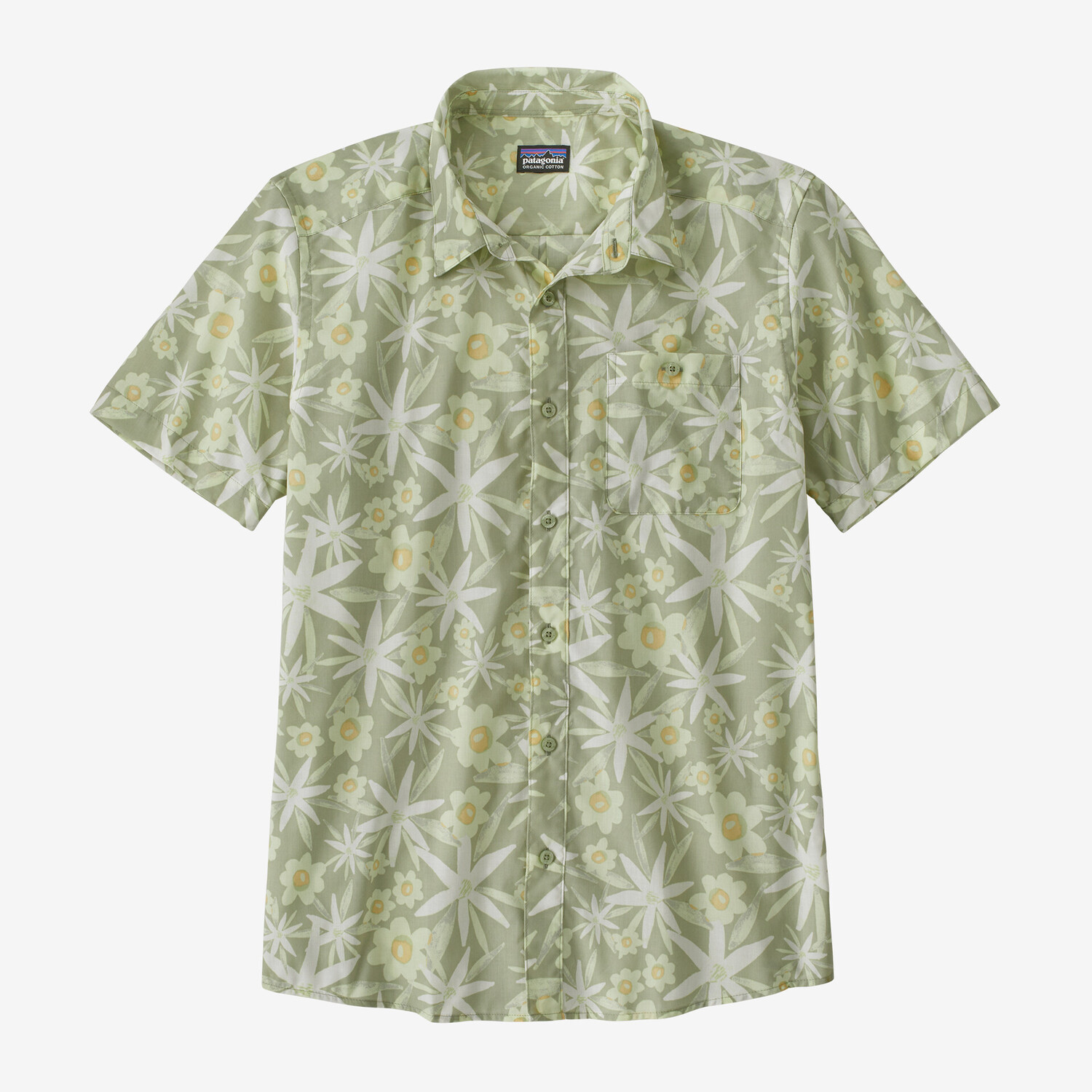 

мужская рубашка Patagonia, цвет Verano: Salvia Green
