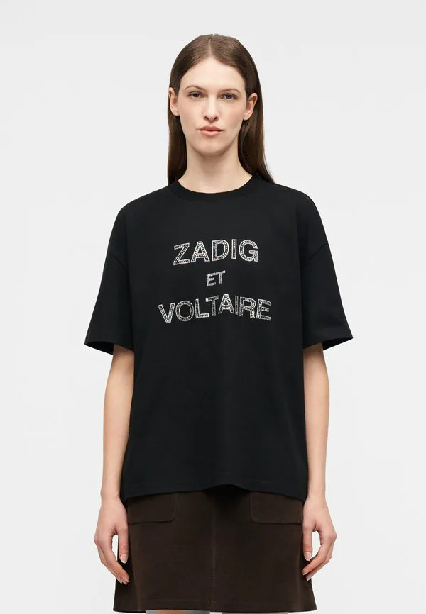 

Футболка с принтом тедда Zadig & Voltaire, Black, Черный, Футболка с принтом тедда Zadig & Voltaire, Black
