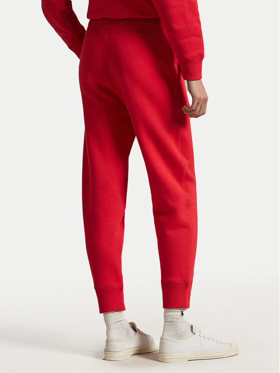 Зауженные спортивные штаны 211949978023 Polo Ralph Lauren, красный — фото 3