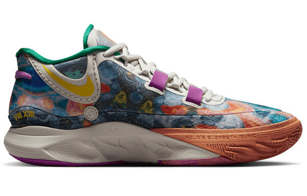 Кроссовки Nike Kyrie 8 EP 'Circle Of Life', цвет light bone/yellow strike/malachite/orange trance/vivid purple/hyper pink — фото 2