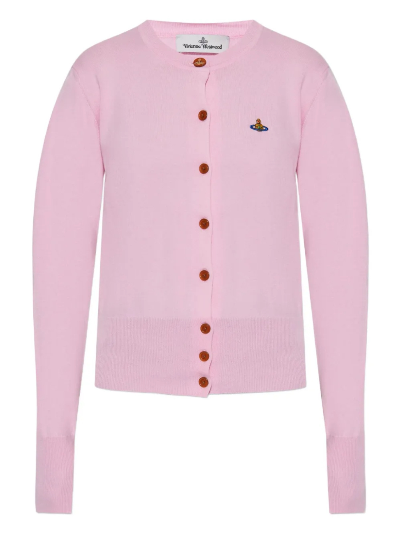 

Кардиган с вышитыми шарами Vivienne Westwood, розовый