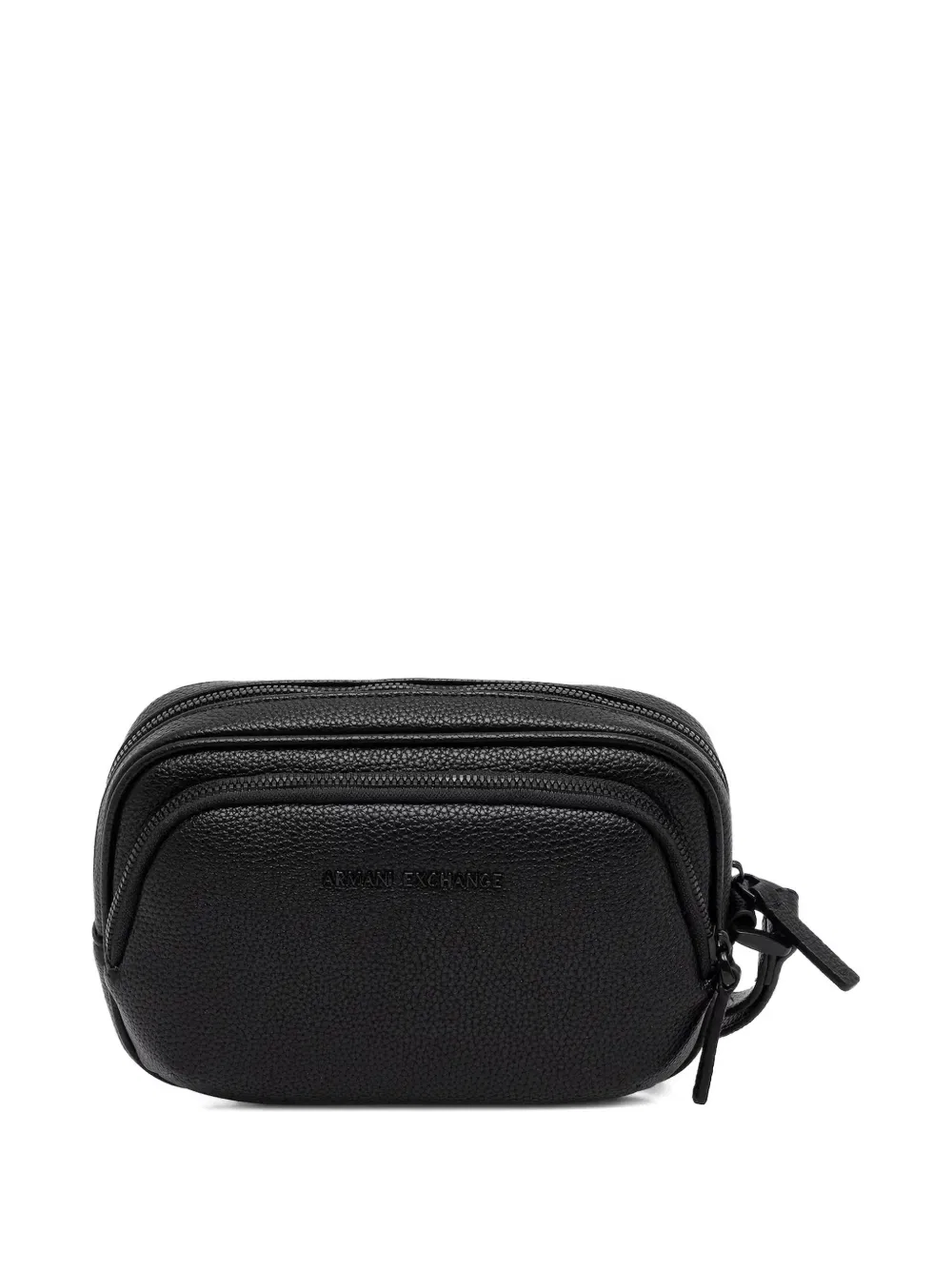 Косметичка с логотипом Armani Exchange, черный