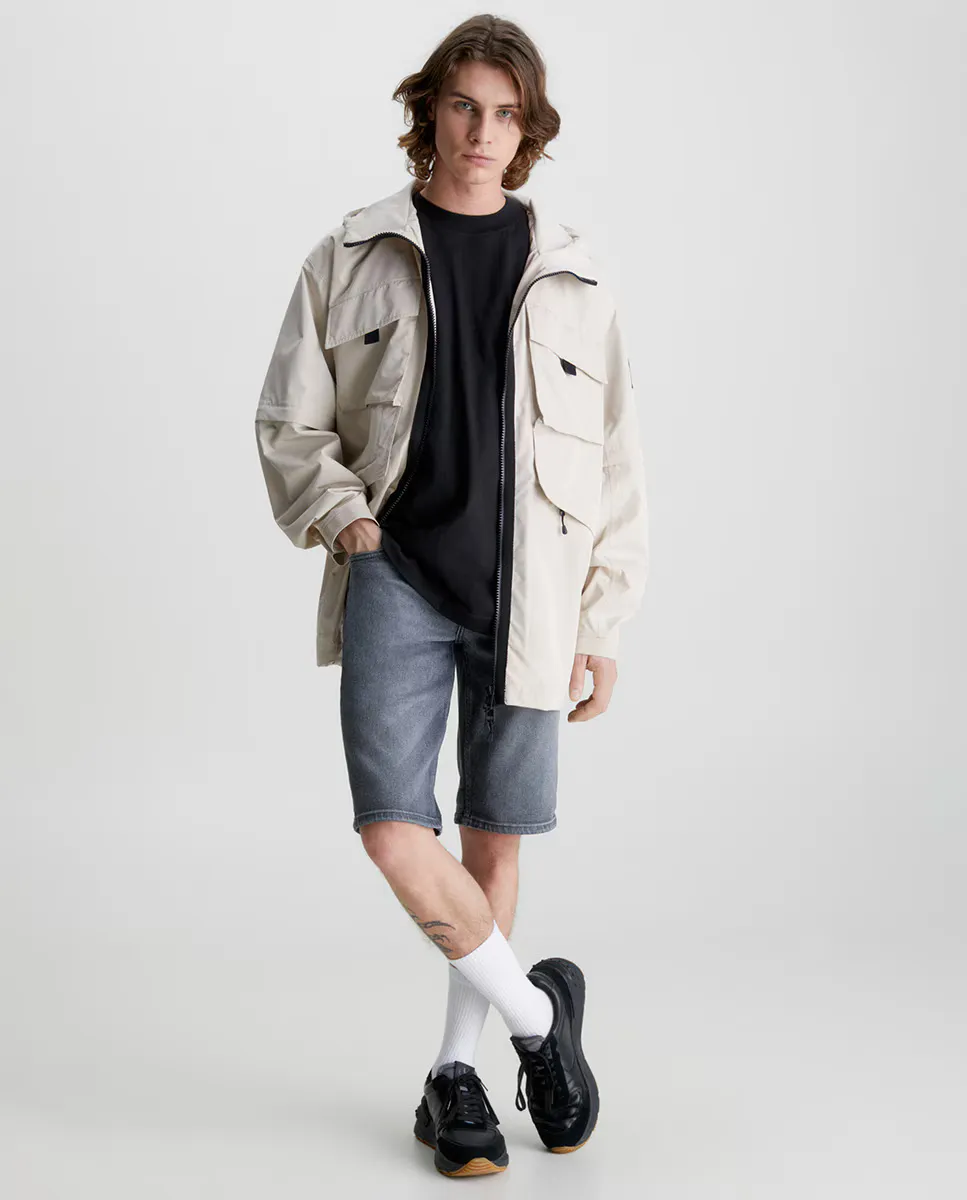 

Мужские короткие джинсы Calvin Klein Jeans, светло-серый