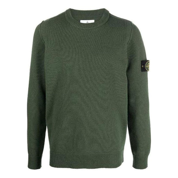 

Свитер classic badge sweater 'green' Stone Island, зеленый