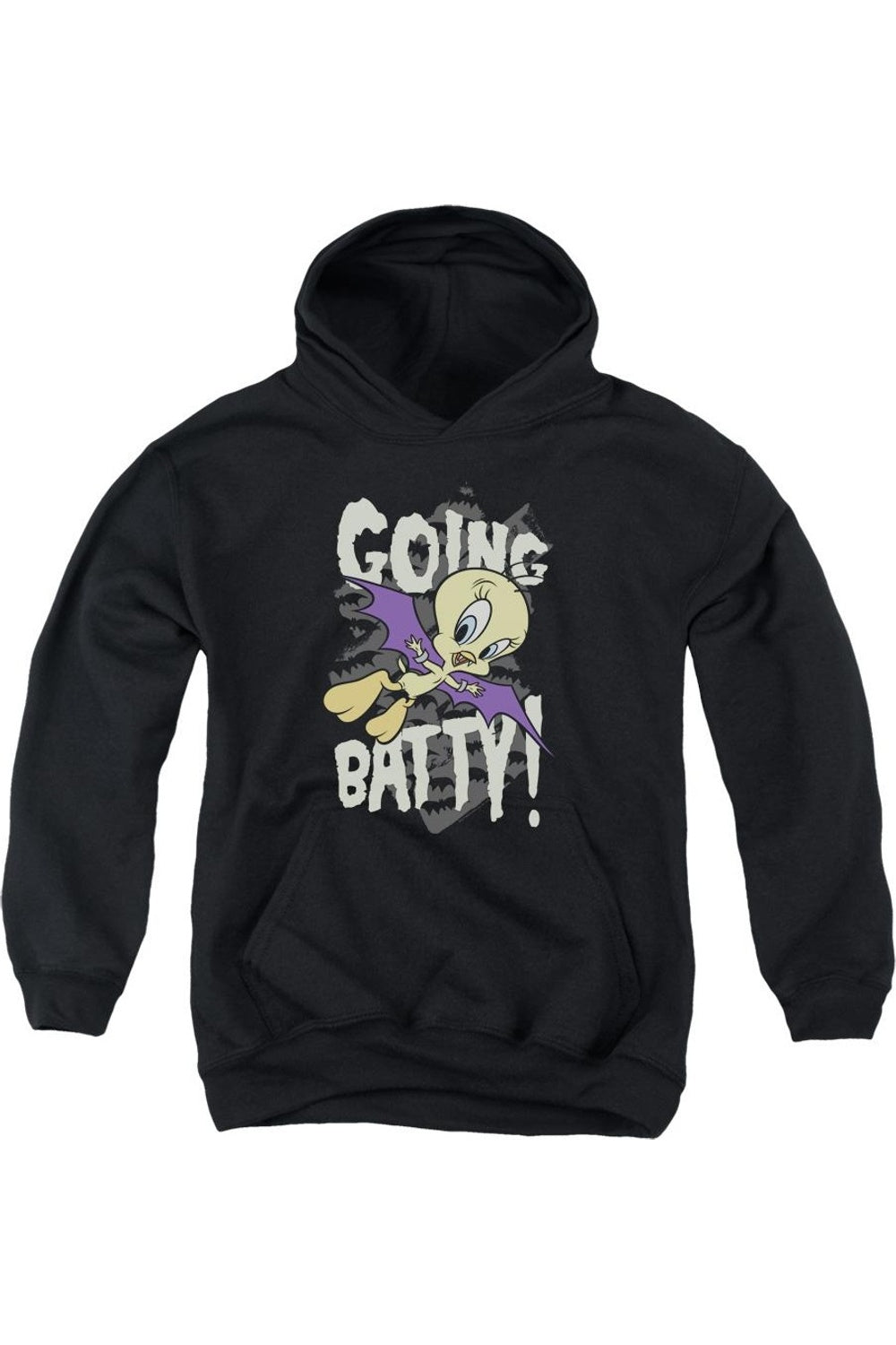 

Толстовка с капюшоном Looney Tunes Going Batty для детей Gildan, черный