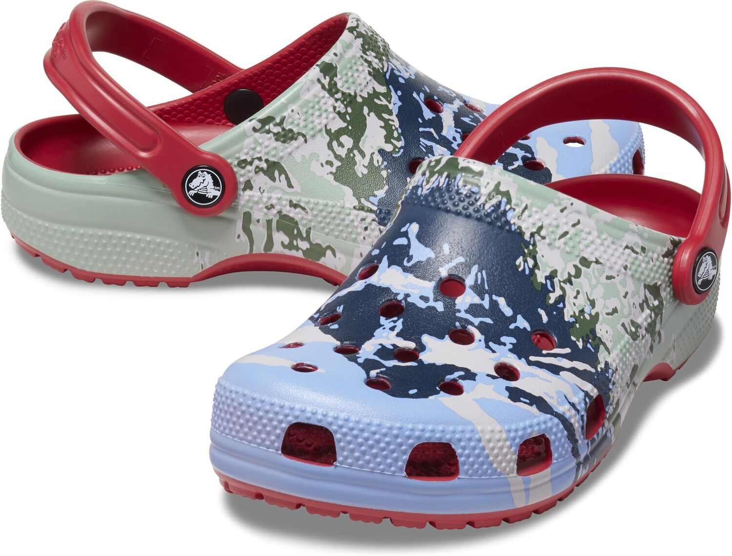 

Сабо Crocs Classic Clog - Seasonal Graphic, цвет Multi/Summit