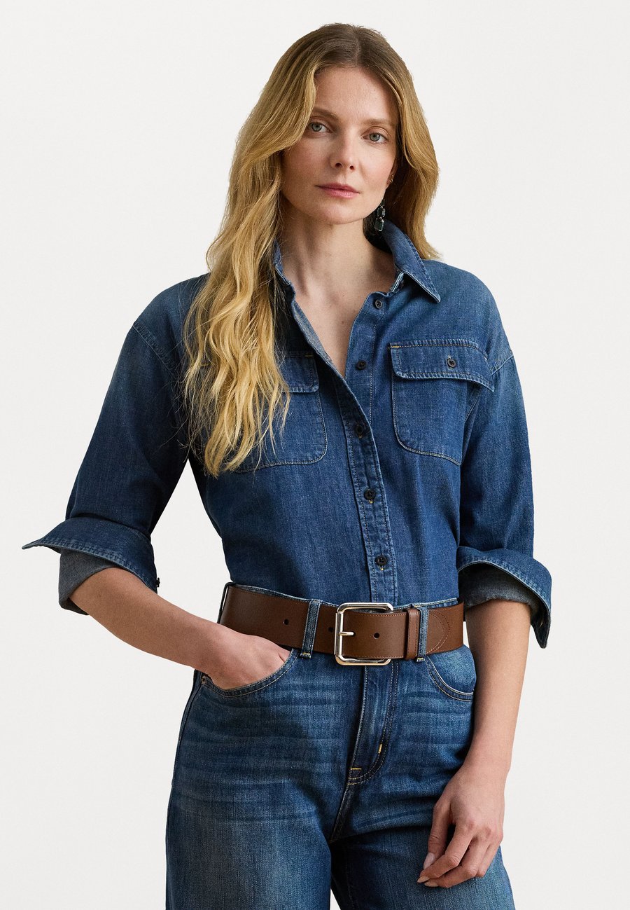 

Блуза Lauren Ralph Lauren DENIM SHIRT, Atecco Wash/Blue Denim
