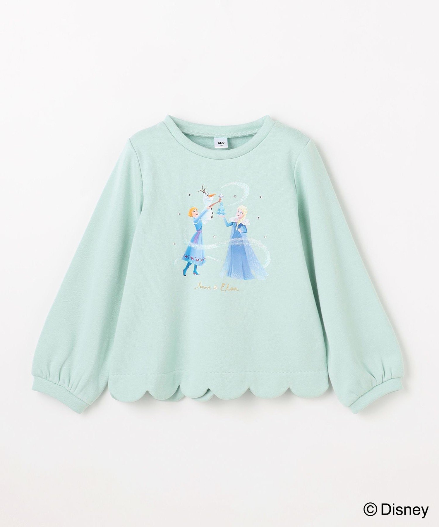 Толстовка с ворсистой подкладкой ANY KIDS, Mint [062] — фото 3