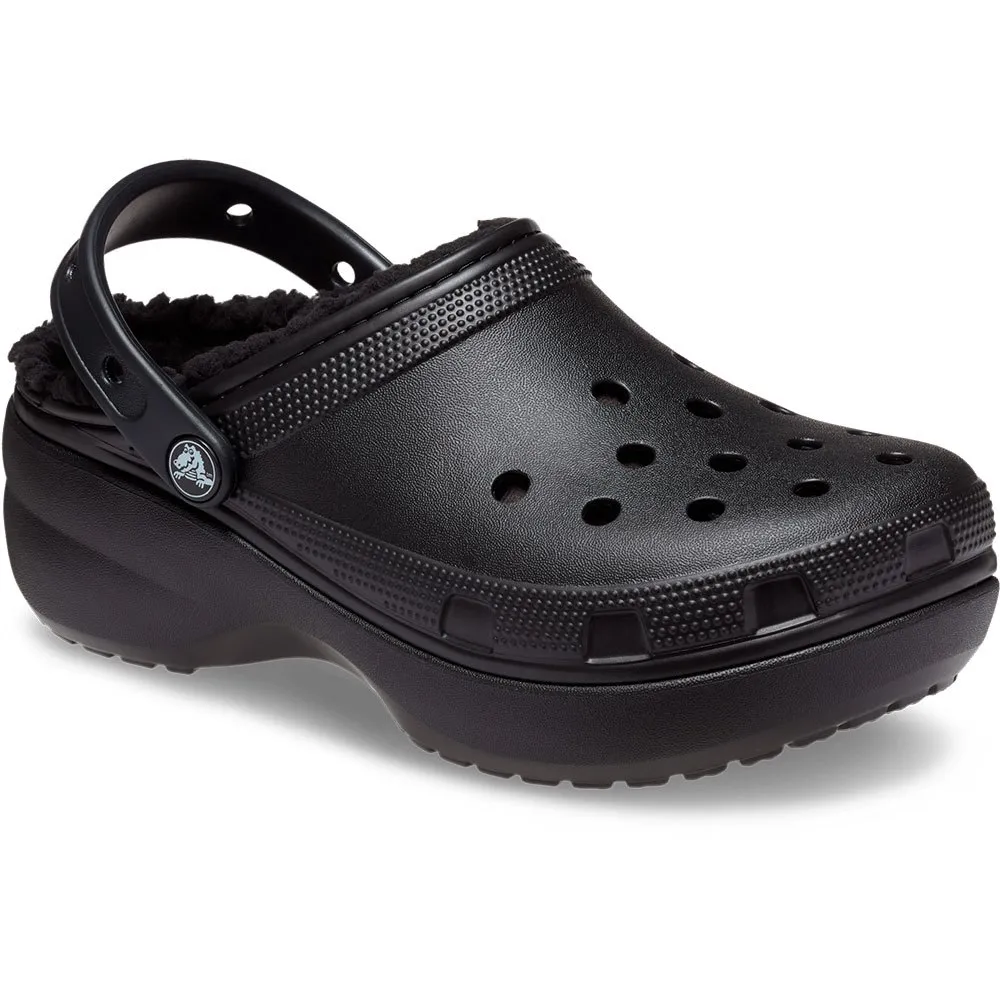 Сабо Crocs Classic Platform Lined, черный