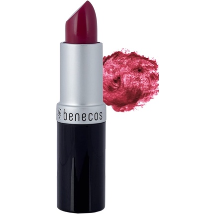 

Natural Beauty Cosmetics Мерцающая помада с органическим маслом жожоба и органическим пчелиным воском 4,5 г арбуз Benecos
