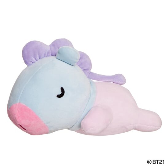 

AURORA 61445 AURORA-BT21 Официальный товар, детская мини-подушка MANG, мягкая игрушка, синий/фиолетовый Inna marka