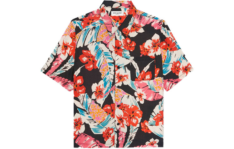 Рубашка мужская многоцветная Saint Laurent, цвет Multicolor