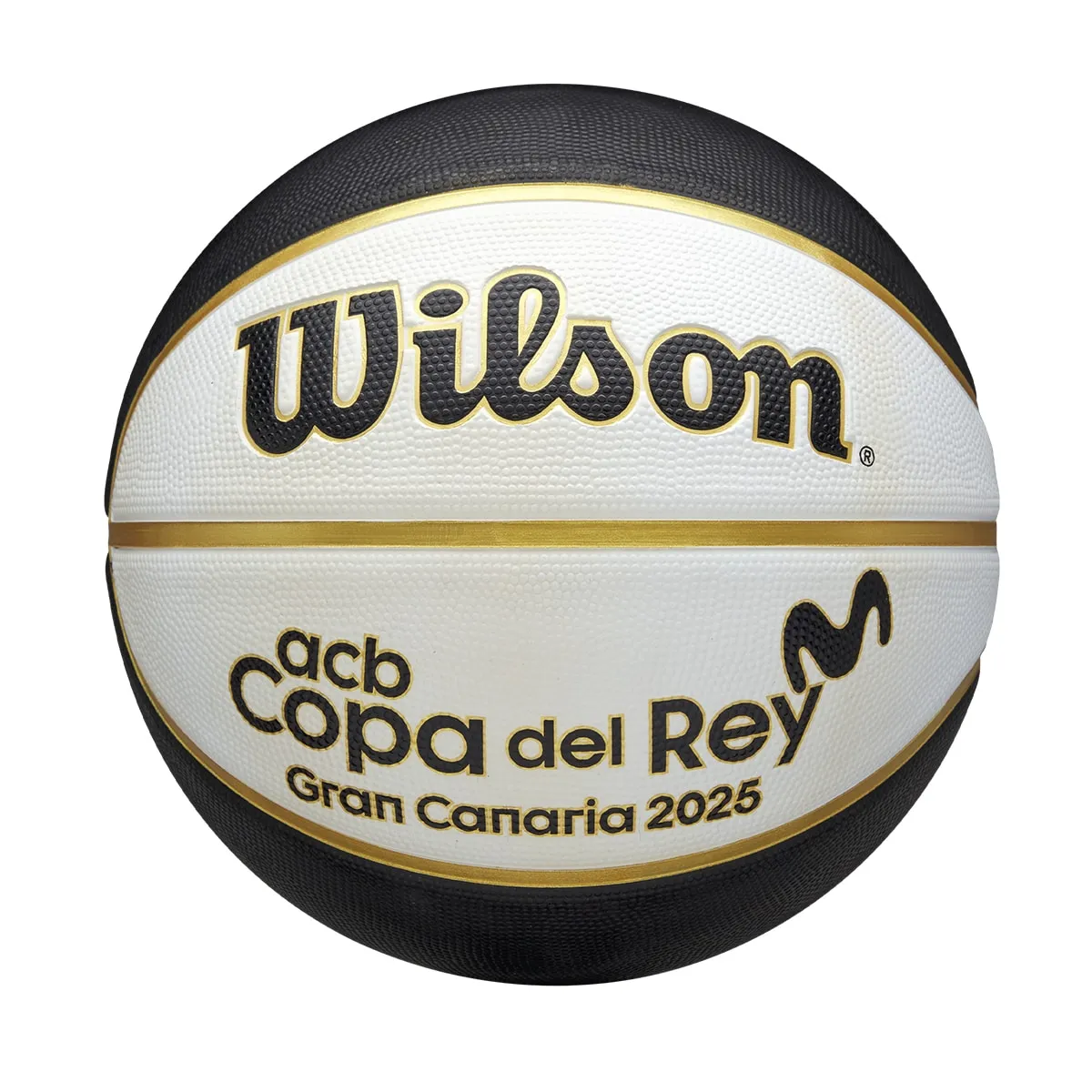 

Баскетбольный мяч Copa del Rey, размер 7 Wilson, черный/белый
