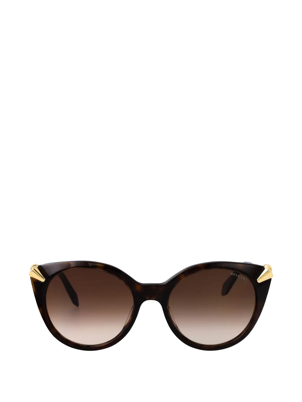 

Солнцезащитные очки в форме "кошачий глаз" Bvlgari, коричневый