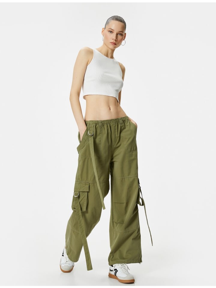 

Брюки-карго KOTON Hose, хаки