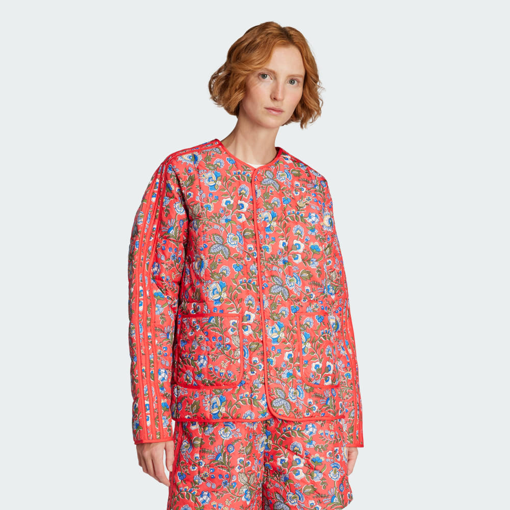 

Куртка Adidas Originals x Liberty London Quilted Jacket, цвет Semi Lucid Red/Multicolor