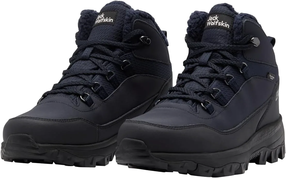 Мужские ботинки Jack Wolfskin Everquest Texapore Mid M, темно-синий — фото 3