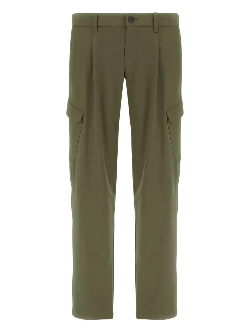 

Плиссированные брюки Herno, зеленый