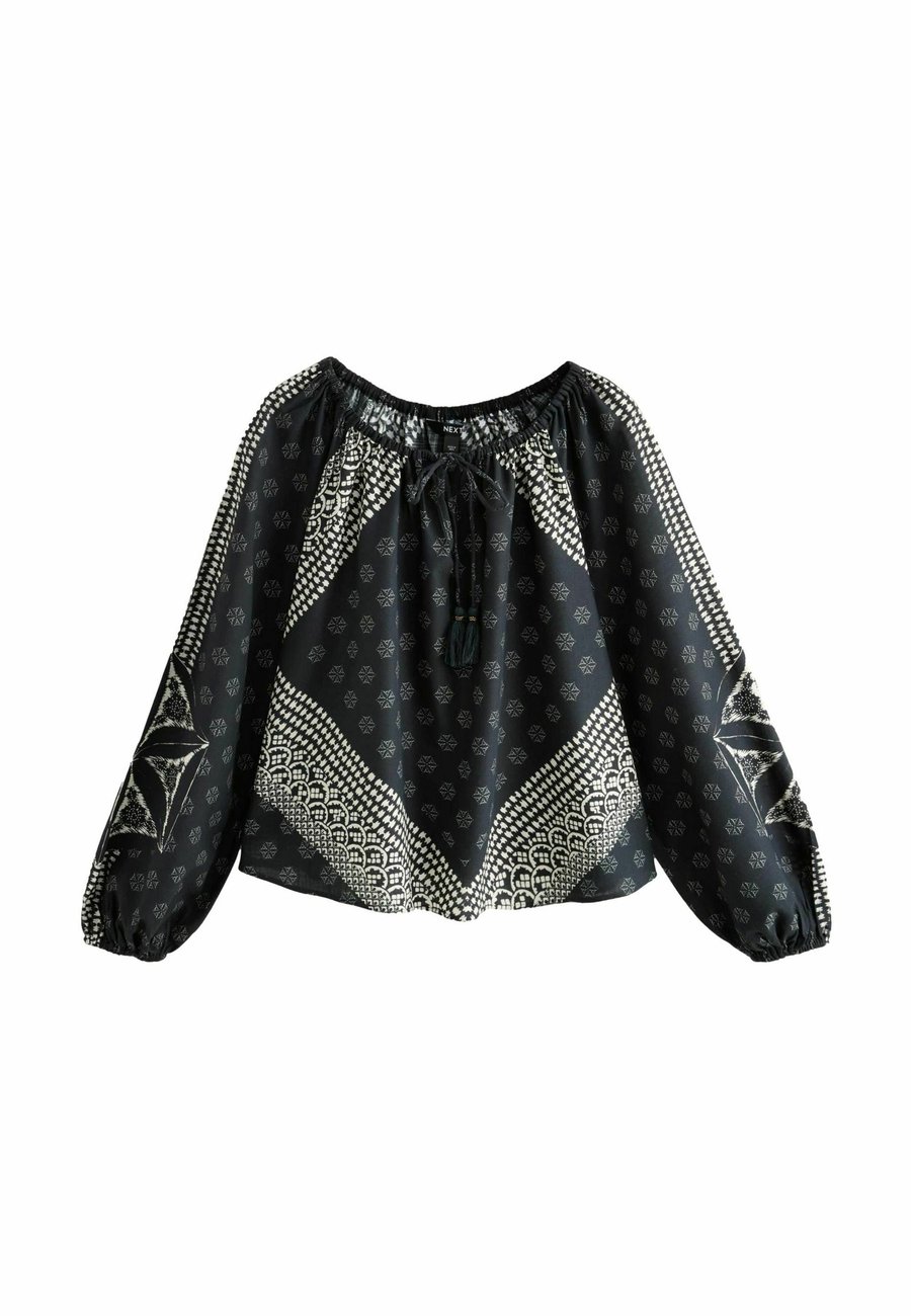 

Топ Next BOAT NECK, Navy Cream Floral Print/Blue