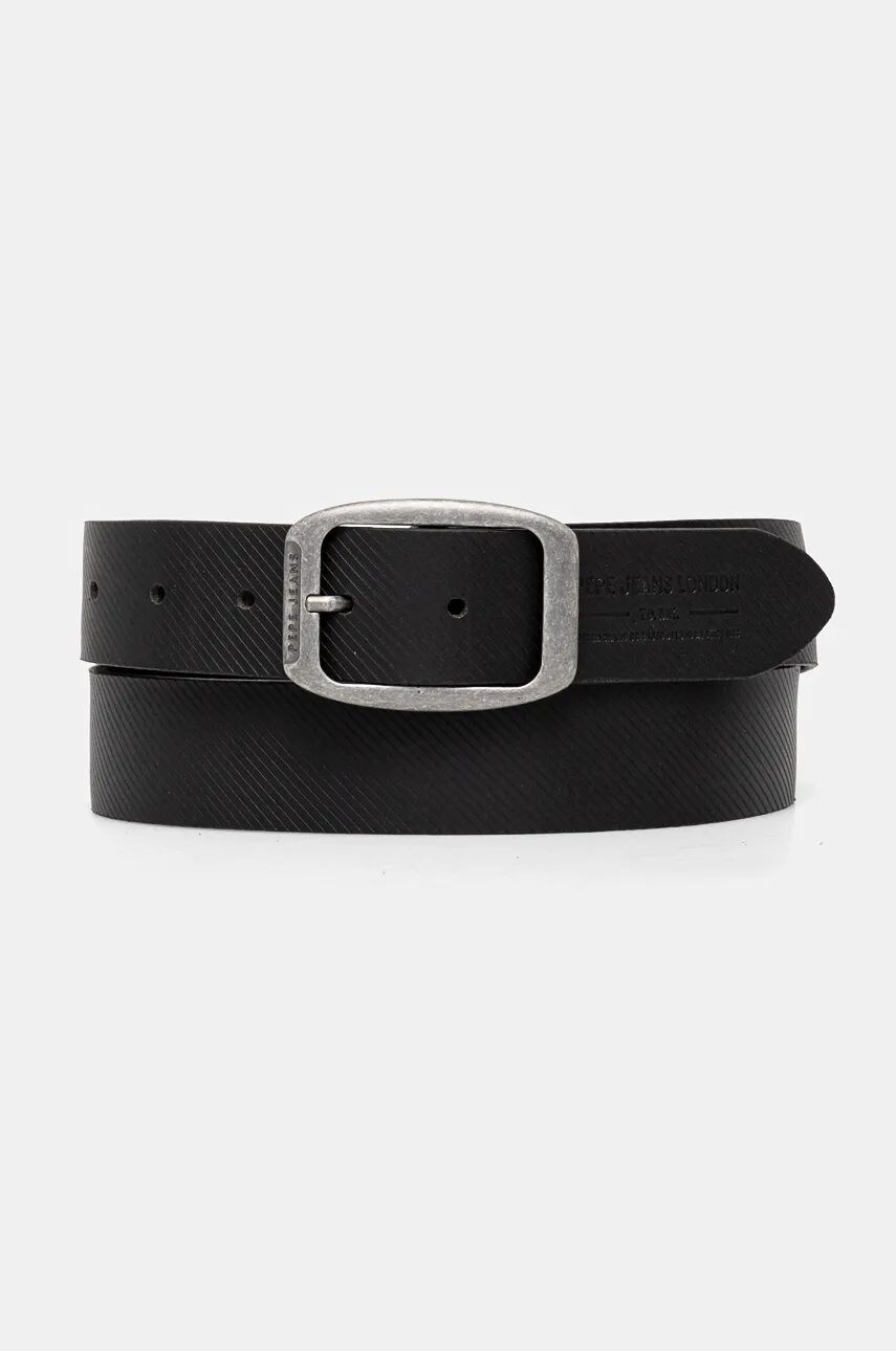 

Кожаный ремень Pepe Jeans WADE BELT, черный