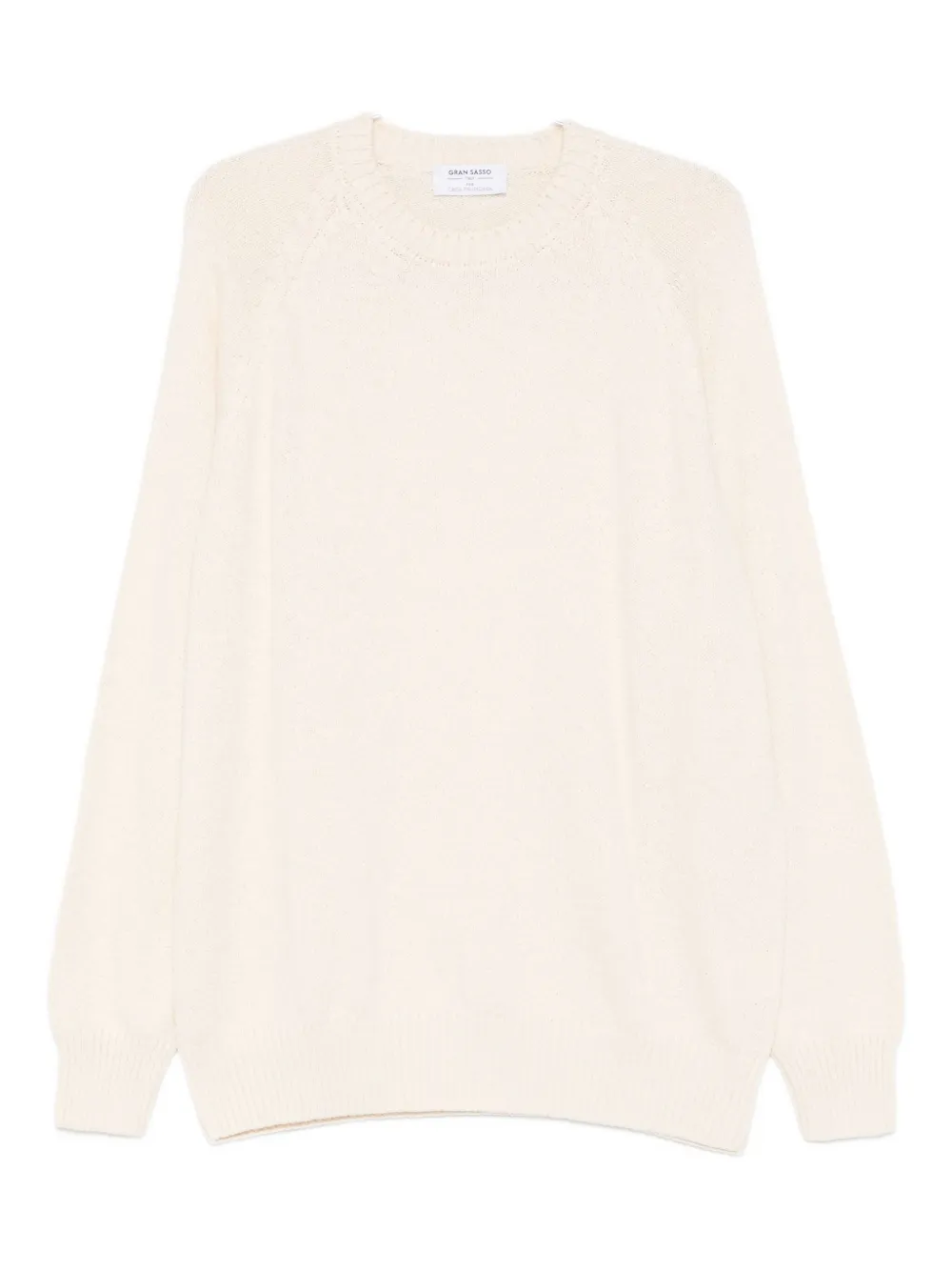 

Свитер с круглым вырезом и рукавами реглан Gran Sasso, бежевый