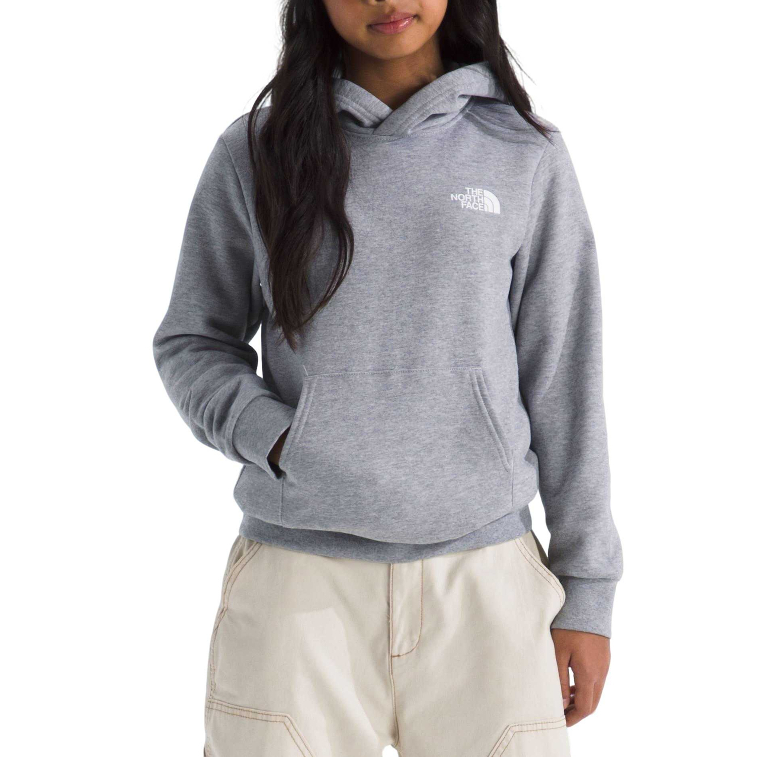 

Свитшот Kids' THE NORTH FACE, светло серый heather/peak золотой