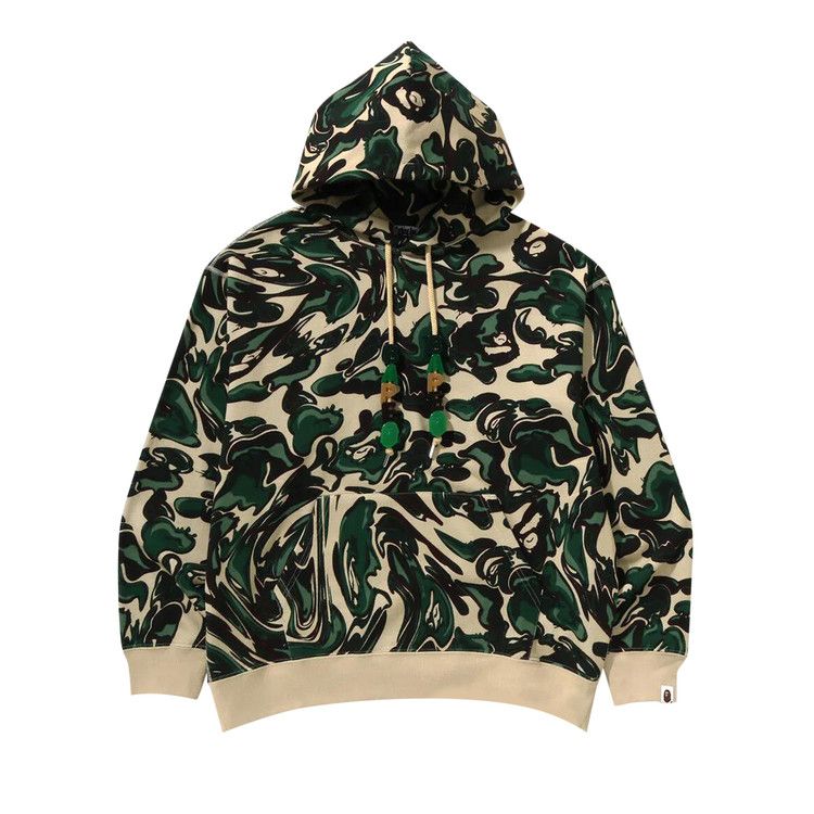 

Худи BAPE Marbling Camo Relaxed Fit Pullover Hoodie, Green