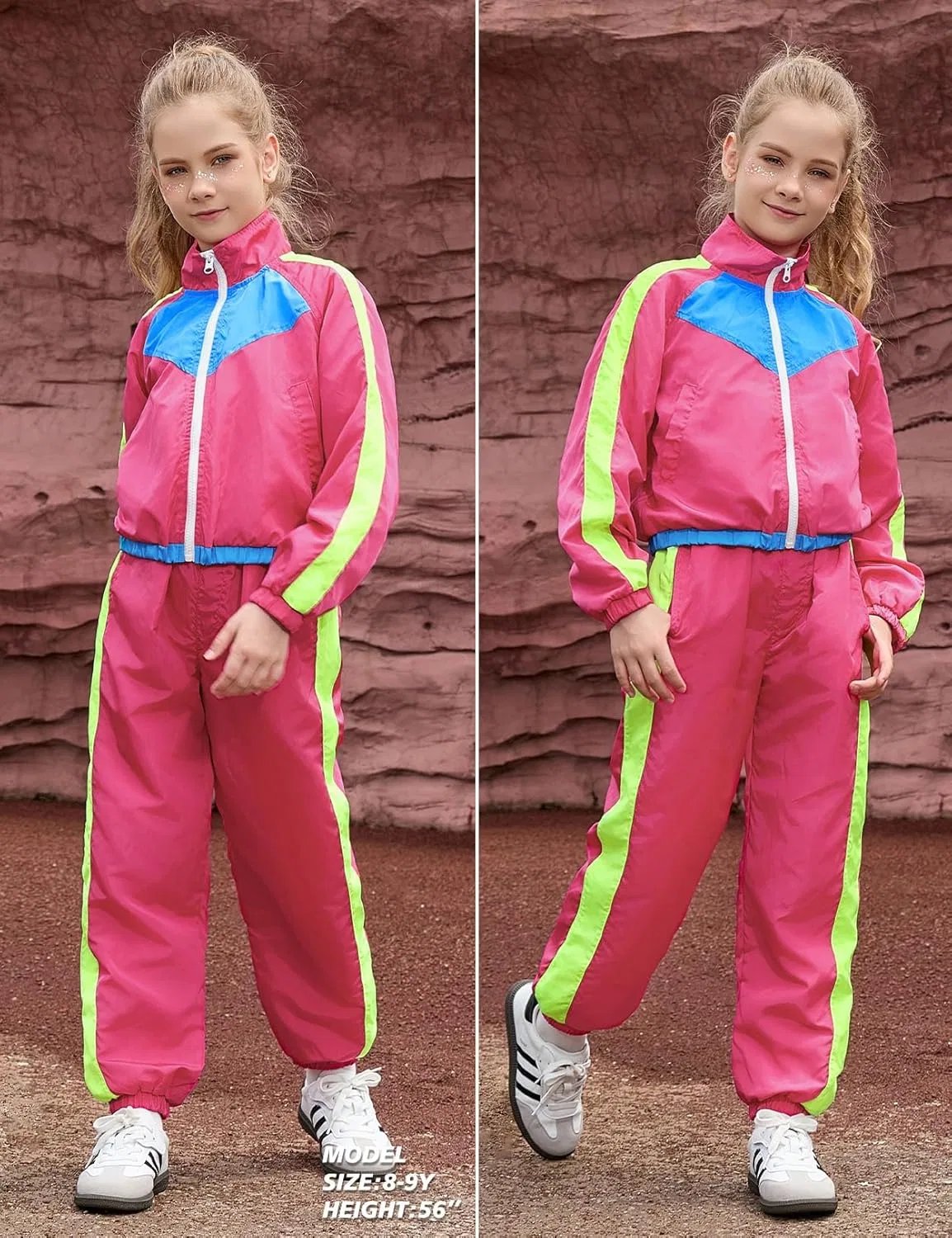 Детский спортивный костюм Perfashion, 2 предмета, Neon Hot Pink — фото 4