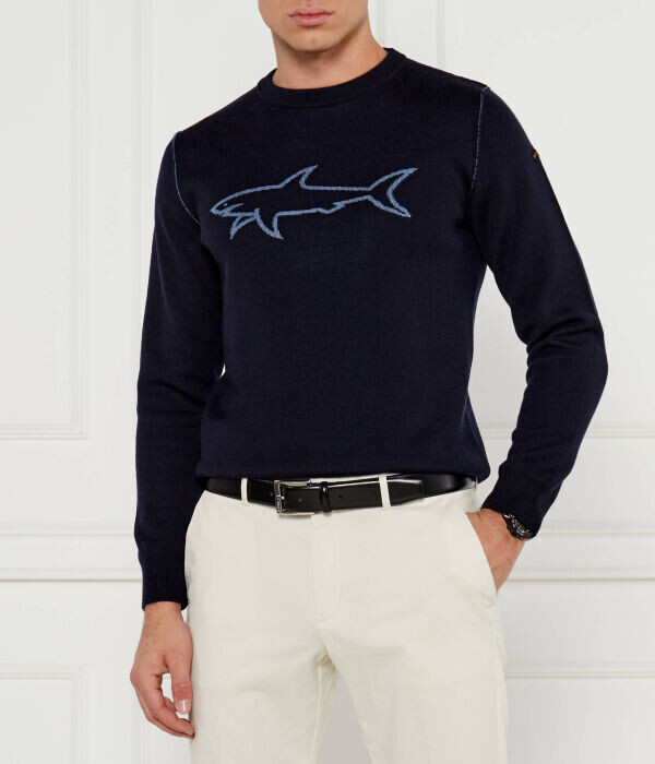 

Свитер шерстяной Paul&Shark Regular Fit, синий